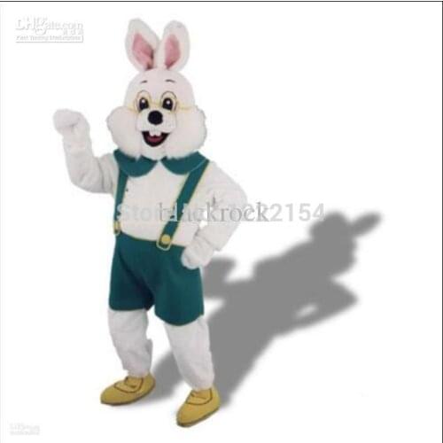 Hot selling Foam Adult cute Hello rabbit mascot cartoon clothing adult plush Happy Halloween costume