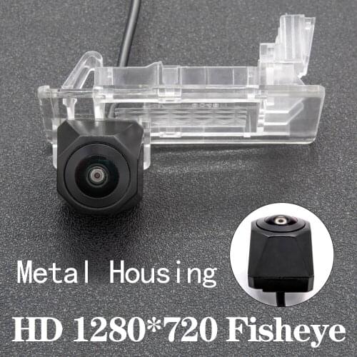 HD 1280*720 Fisheye Metal Housing Car Reversing Rear View Camera For Volkswagen Tiguan SUV VW Polo Sedan VW Touran VW Sharan MK2