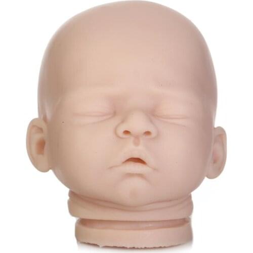 Doll Kit DIY Blank Kit Soft Reborn Prototype Doll Kit Unpinated Dolls Part Unisex Doll Accessories with 3/4 Limb