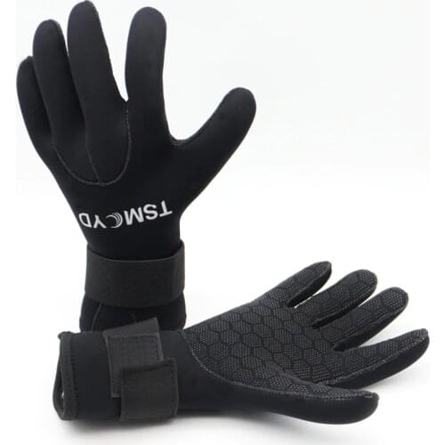 TSMCYD 3mm 5mm neoprene diving gloves men wetsuit gloves snorkeling canoeing gloves Women Spearfishing Underwater Hunting Gloves
