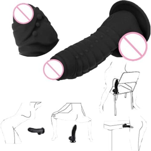 No Vibration Silicone G Spot Dildo Vagina Clitoris Stimulator Prostate Massager Eroticos Adult Sex Toys For Women Anal Butt Plug