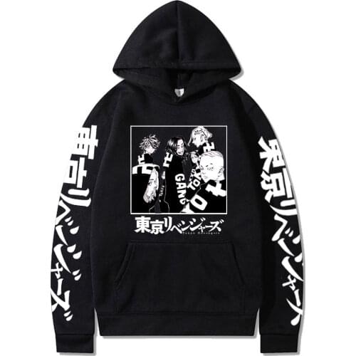 Manga Anime Tokyo Revengers Hoodies Hanagaki Takemichi Ken Ryuguji Sweatshirts Streetwear for Women/men Dropship Harajuku