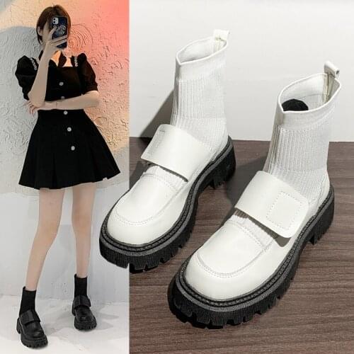 Boots Women 2021 New Winter Warm Fashion Platform Round Toe Modern Boots Sweet Party Casual Cozy Walking Flats Shoes