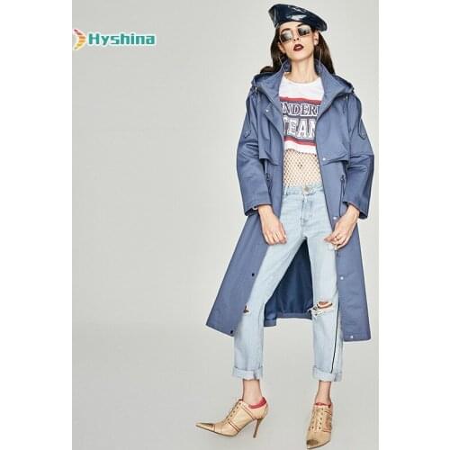 Womens Trench Coat New Leisure Original Design Large Size Coat