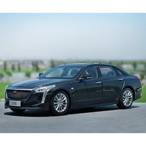 1/18 Scale CADILLAC CT6 2019 Grey Diecast Car Model Collection Toy Gift
