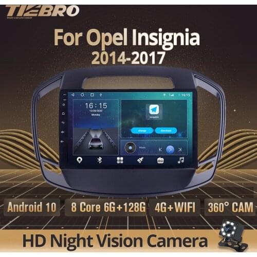 2DIN Android 10 Car Radio For Opel Insignia 2014-2017 Stereo Receiver GPS Navigation Auto Radio DSP Car Video Stereo NO 2DIN DVD