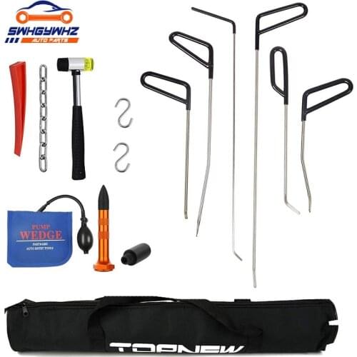 Car Paintless Dent Repair Rods Tools Auto Repair Kits for Auto Body Car Hail Damage Door Dings Repair