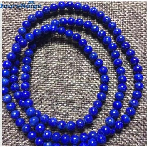 JoursNeige Natural Old Mine Lapis Lazuli Stone Bracelets for Women Women Men Crystal Bracelet Multilayer Jewelry
