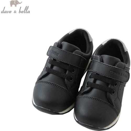 DB14776 Dave Bella autumn baby boys fashion stars letter shoes new born boy casual shoes