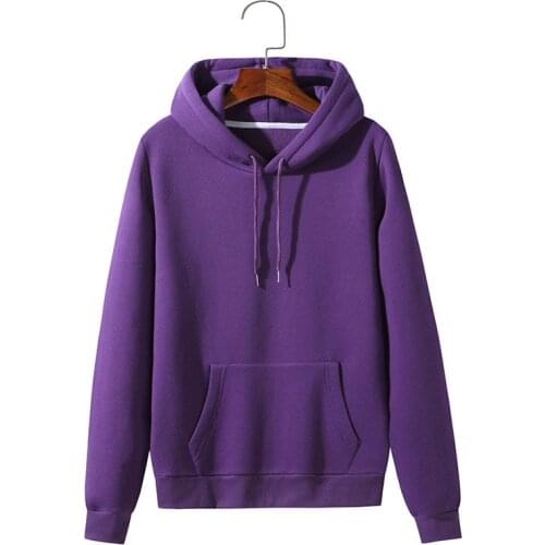 Purple Hooded Sweatshirt Men Women Japanese Streetwear Oversized Hoodie Men Couple Harajuku Casual Sport Pullovers Sweat Homme