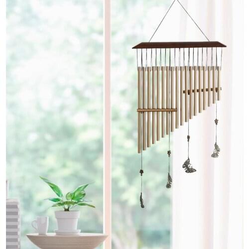 Harp Aluminum Tube Wind Chimes Home Decoration Metal Ornaments Beautiful Phonology Courtyard Garden Decoration