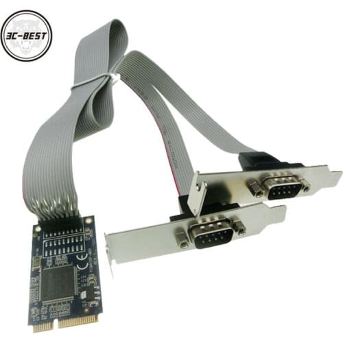 Ipc MINI PCI-E to SERIAL port card RS232 signal MINI PCIE to RS232 expansion card COM card