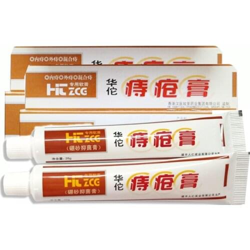 25g Hua Tuo Hemorrhoids Ointment Plant Herbal Materials Powerful Hemorrhoids Cream Internal Hemorrhoids Piles External Anal