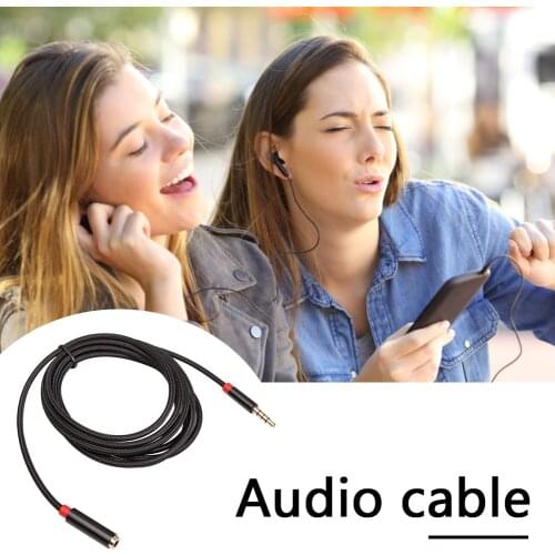 3.5mm Jack AUX Cables Cord Audio Cable Microphone Mixer for Headphone Speaker Male to Female Audio Extension Cord