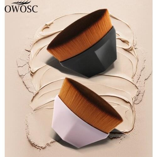 Hot Single Six Corners Powder Makeup Brushes Diamond Cosmetic Hexagon No Trace Foundation Brush Silicone Make Up Brushes