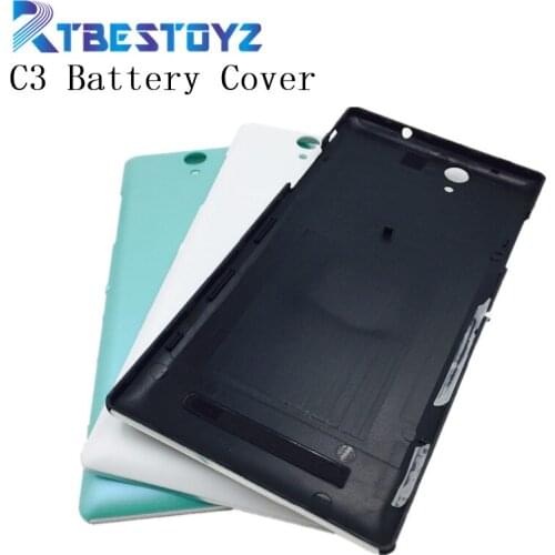 RTBESTOYZ Battery Cover Replacement Parts For Sony Xperia C3 S55T S55U D2533 Rear Battery Door Back Cover Housing
