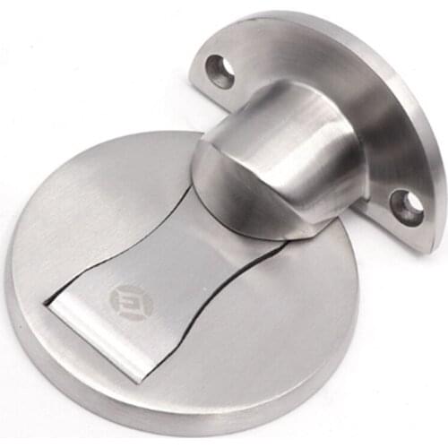 Upgrade Magnet Door Stops Stainless Steel Door Stopper Magnetic Door Holder Toilet Glass Door Doorstop Furniture Hardware