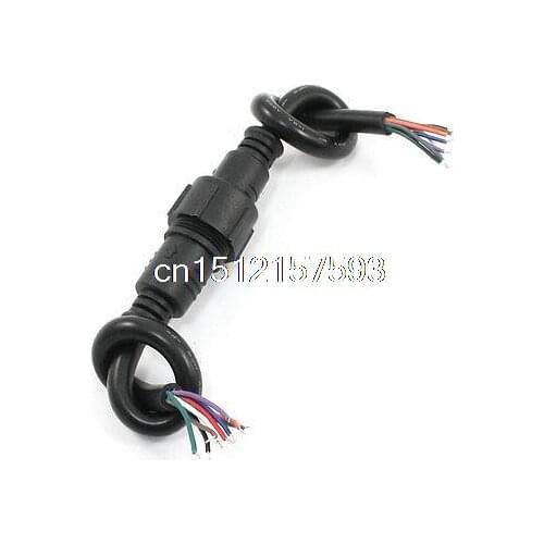 Male Female 8Pin Plug Waterproof Connector Cable for RGB Strips Light