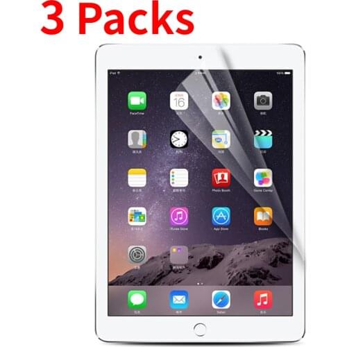 3Packs Soft Film Clear Tablet Screen Protectors For iPad 10.2 9.7 10. 5 10.9 11 Air 4 3 2 Mini 5 4 3 2 For ipad 2017 2018 2020