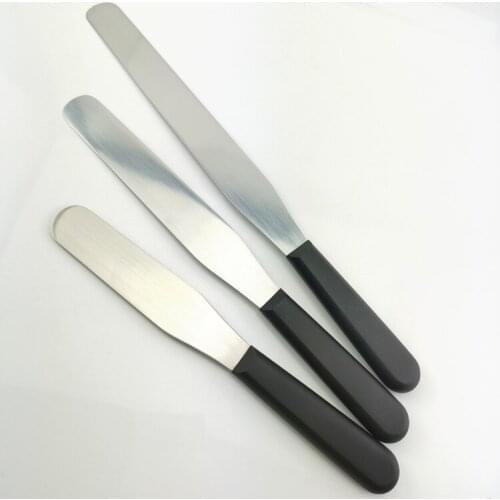 Cake tool soft spatula Baking decorating tool 6/8/10 inch stainless steel spatula cake cream spatula