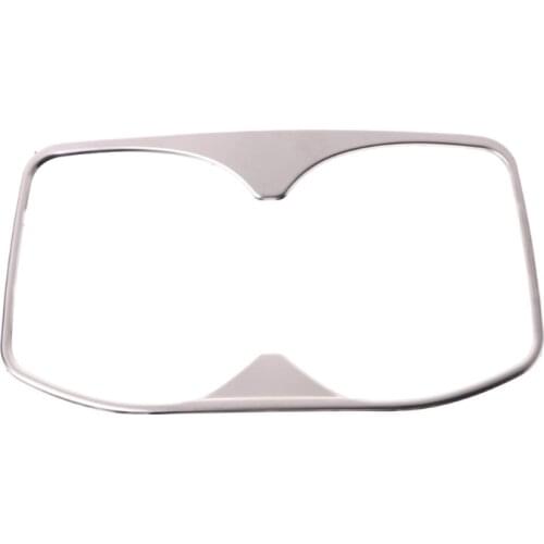 2021 New Interior Chrome Water Cup Holder Trim Cover Decorative For Peugeot 3008 5008