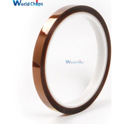 Hot Sale 10mm 100ft BGA One-side Self-adhesive High Temperature Heat Resistant Polyimide Gold Tape Soldering Shielding