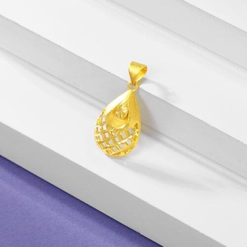 Gold Color Necklace Pendants for Women Water Drop Pendant Fashion Jewelry Charms for Wedding Pendants collares para mujer