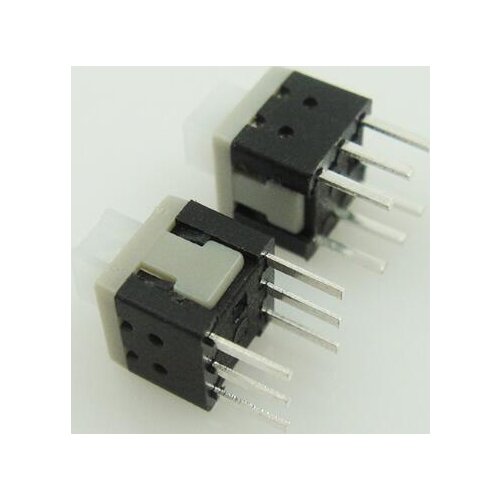 20pcs/lot 5.8x5.8 mm 5.8 * 5.8 mm self locking switch button dip switch 6 pins touch button key switch attacked