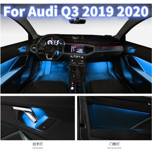 LED Ambient Light Suitable for Audi Q3 2019 2020 Atmosphere Light Trim Light 30-color Interior Modification Original Agreement