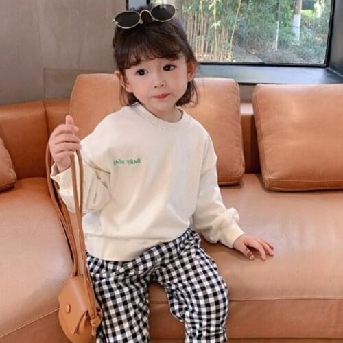 Girls' Sweatshirts Babys Kids Coat 2021 Cute Spring Autumn Top Toddler Pullover Beach Overcoat Outdoor Cotton Childrens Clothi