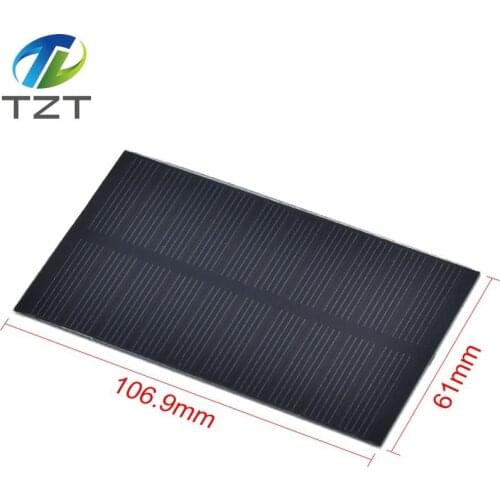 Smart electronics Solar Panel 1W 5V electronic DIY Small Solar Panel for Cellular Phone Charger Home Light Toy etc Solar Cell