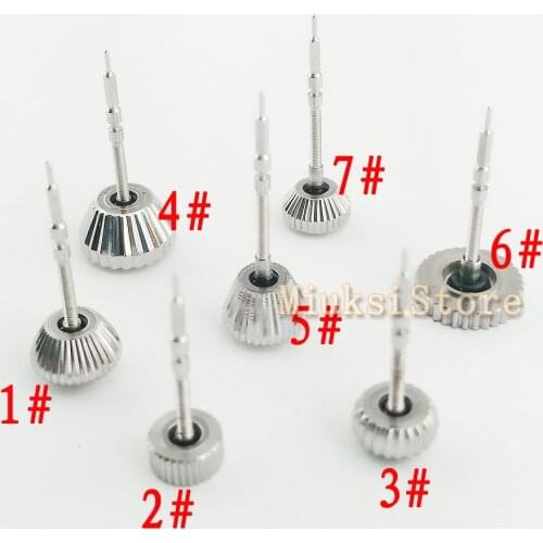 1pcs Stainless Steel Watch Crown for Seagull ST36 eta 6497,6498 movement