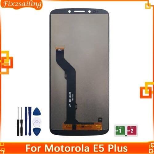 LCD For Motorola Moto E5 Plus XT1924 XT1924-3 XT1924-4 XT1924-5 Display Touch Screen Digitizer Assembly XT1924-1 XT1924-2 Tools