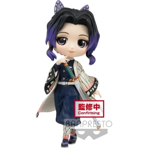 100% Original Banpresto Demon Slayer Kochou Shinobu Qposket Figure PVC Action Model Toys Anime Figure