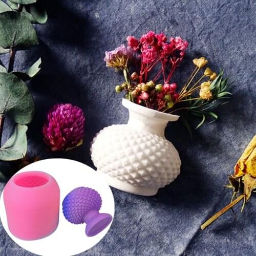3D three-dimensional vase silicone mold DIY chocolate fondant mold bakeware kitchen accessories UV resin decoration tools