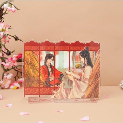 Anime Tian Guan Ci Fu Hua Cheng Xie Lian Ancient Style Acrylic Stand Figure Model Plate Toys Desktop Decor Cosplay