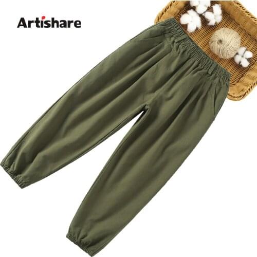 Girls Cargo Pants Solid Color Girl Pants Children Casual Style Trousers For Children Spring Autumn Child Girl Clothes 6 8 10 12