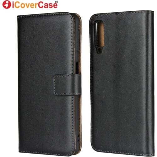 Leather Flip Coque for Samsung Galaxy A7 2018 Case Cover Wallet Capa Mobile Phone Cases Fundas Hoesjes Etui For Galaxy A 7 2018