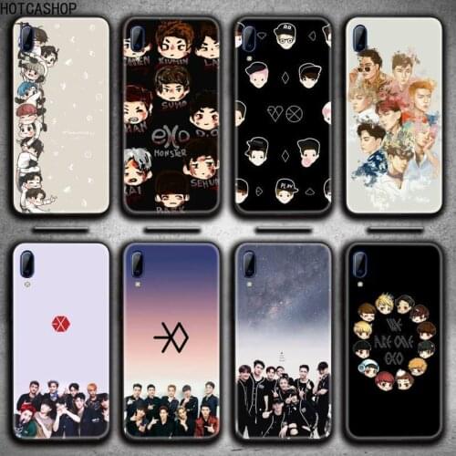 Kpop EXO Phone Case For Vivo Y91c Y17 Y51 Y67 Y55 Y7s Y81S Y19 V17 vivos5