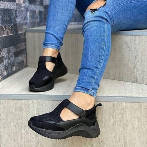 Summer Sneakers Women Flat Platform Shoes Woman Breathable Mesh Casual Shoes Women Zapatos Mujer Ladies Walking Shoes WSH3797