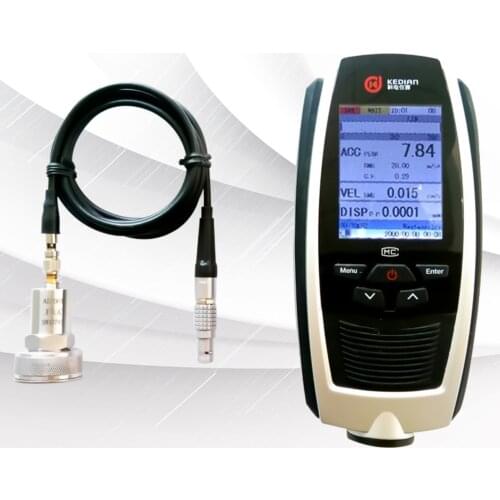 KV-3000 Portable LED Vibration Analyzer Price with Tester Meter Vibrograph Vibrometer Acceleration Velocity Displacement measure