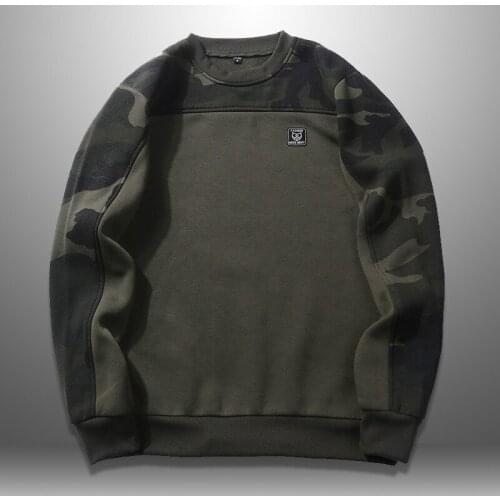 Camouflage Sweatshirt Men Autumn Spring Mens Hoodies Military Style Fashion Long Sleeve Pullover Man Sudaderas Para Hombre 2021