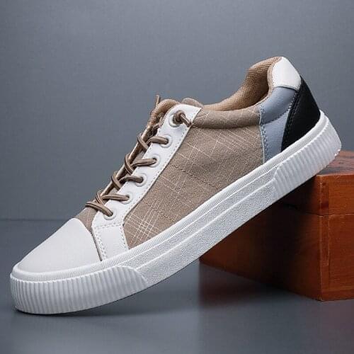 21272 Men Fashion Sneakers Casual Shoes Breathable Men Shoes Big size Office Footwear Driving Shoes