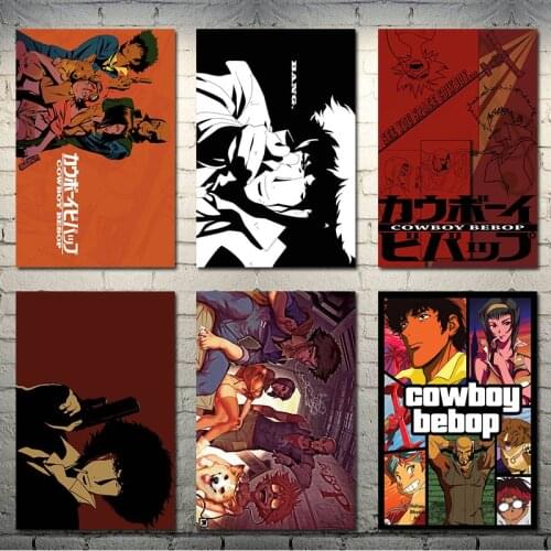 Cowboy Bebop Japan Anime Wall Art Home Decor Canvas Print Painting Modern Poster Living Room Modular Pictures No Frame Artwork