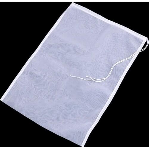 Nylon Food Nut Milk Bag Fruit Juice Mesh Strain Bag Herb Liquid Filter Bag