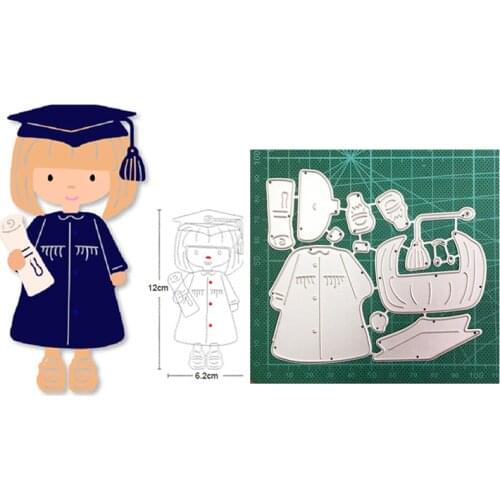 2021 new metal cutting dies cut die mold Graduation Boy Girl Scrapbooking dies paper craft knife mould blade punch stencils dies