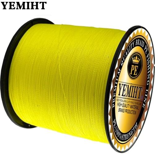 YEMIHT Braided Fishing Line 8 Strands 4 Strands 300M Japan Multifilament Braided for Carp Fishing Saltwater Freshwater