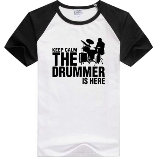 Printing drummer and drums short sleeve casual Men Women T-shirt Comfortable Tshirt Cool Print Tops GA583