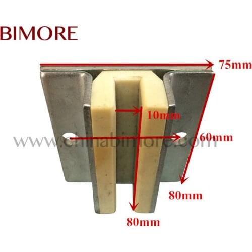 KM600641H16 Elevator counterweight guide shoe use for Escalator Lift Parts 80x10x75mm