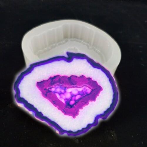PRZY QT0235 Silicone Mold Resin Molds Gemstone Diamond Handmade Soap Molds Silicone Mould Irregular Resin Craft DIY for Jewelry